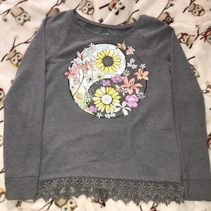 🌻 Graphic Sweatshirt Yin-Yang Sunflower 🌻